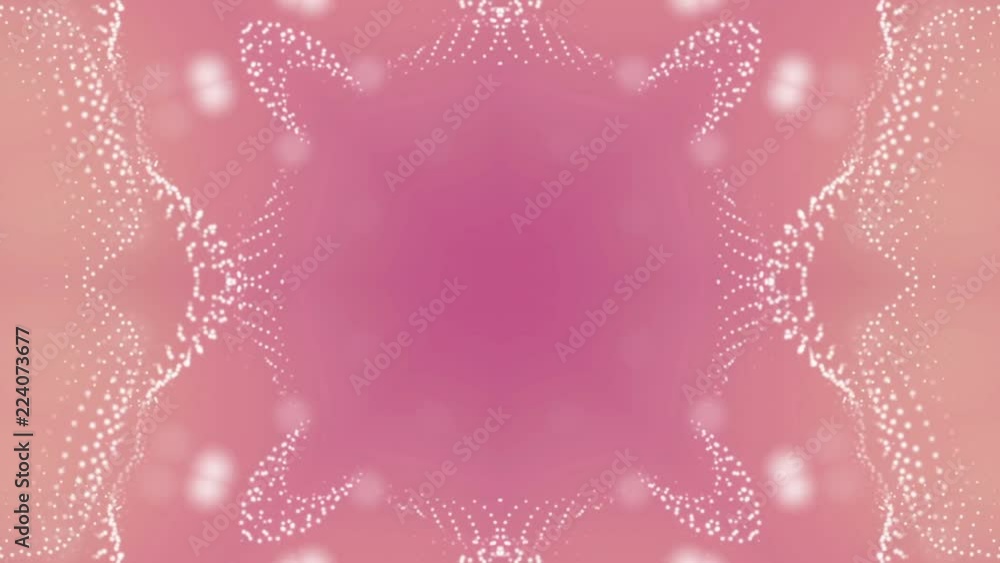 Poster abstract background of geometric patterns. kaleidoscope effect. 3D rendering