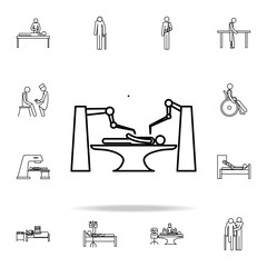 robotics in medicine icon. medicine icons universal set for web and mobile