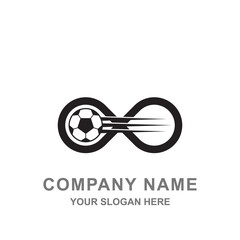 Ball Soccer Game Play Technology Logo Vector