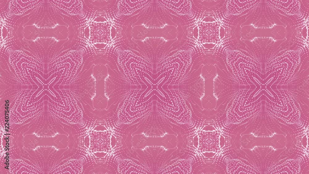 Poster abstract background of geometric patterns. kaleidoscope effect. 3d rendering