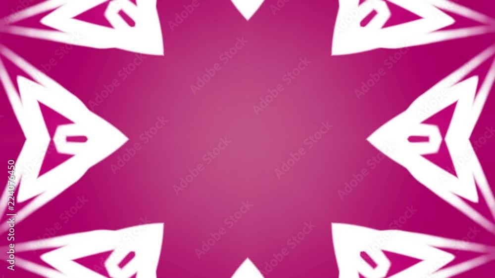Poster abstract background of geometric patterns. kaleidoscope effect. 3d rendering