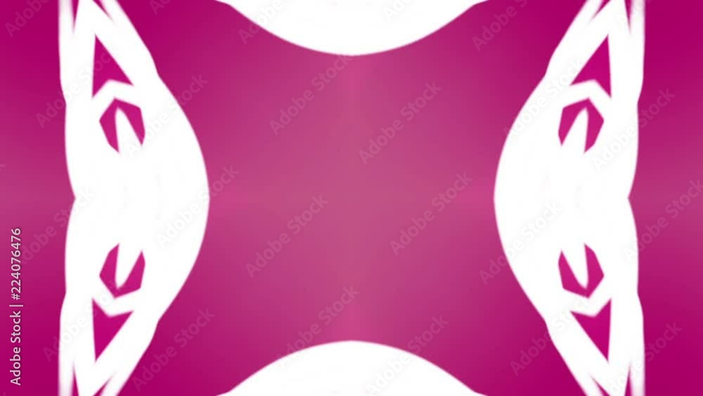 Poster abstract background of geometric patterns. kaleidoscope effect. 3d rendering