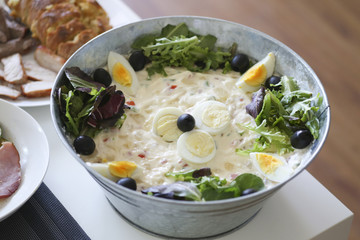 Homemade Barbecue. Delicious Food Time.