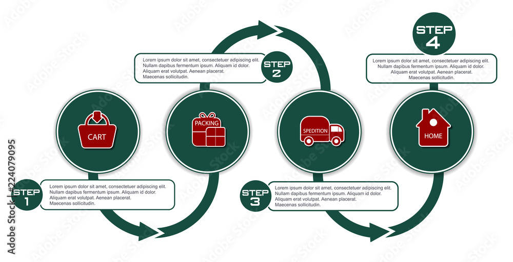 Aufkleber vector background with scheme for purchase in the eshop