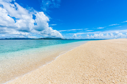Fototapeta 沖縄　水納島の海 Minnajima Island, okinawa, japan