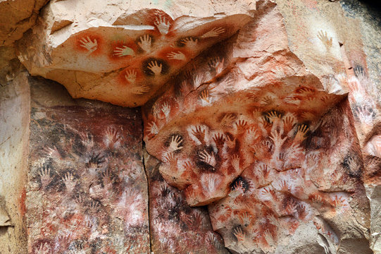 Arte rupestre - Cueva de las Manos - Argentina