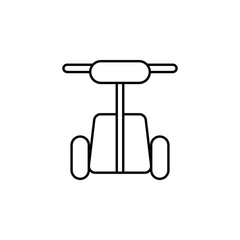 Kick scooter icon. Element of transportation icon for mobile concept and web apps. Thin line Kick scooter icon can be used for web and mobile