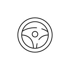 helm icon. Element of transportation icon for mobile concept and web apps. Thin line helm icon can be used for web and mobile