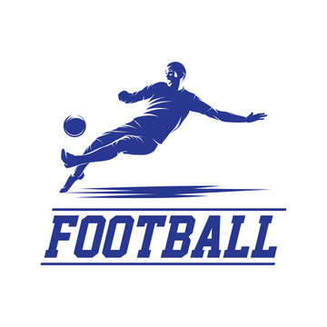 Soccer And Football Illustration design Vector