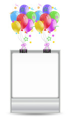 Simple celebration frame template