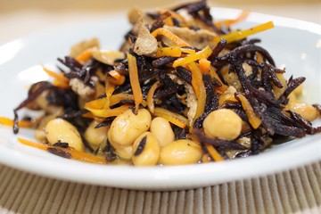 ひじきと大豆の煮もの