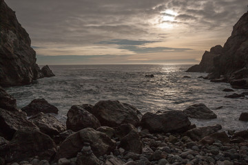 Rocky Cove along the Pacific Ocean