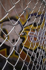 Fence and Graffiti