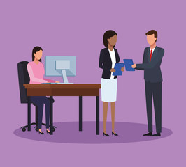 Business people at office