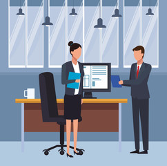 Business people at office