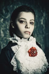 Fototapeten va,pire costume for a boy © Andrey Kiselev