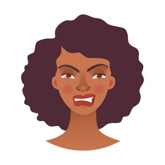face of African woman