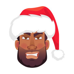 face of African man in hat