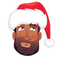 face of African man in hat