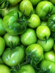 Green tomatoes texture