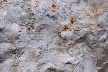 rough texture of a limestone rock