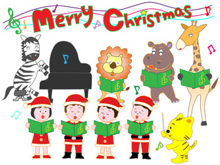 動物と子供たちのクリスマスコンサート
