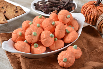 Candy Marshmallow Pumpkins