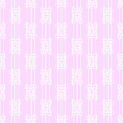 Geometric seamless pattern. Chain, lace