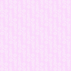 Floral seamless pattern, flowers and leaves