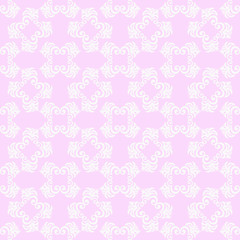 seamless geometric abstract pattern with floral motive
