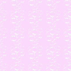 shiny bubbles seamless pattern
