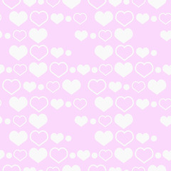 seamless abstract pattern with hearts