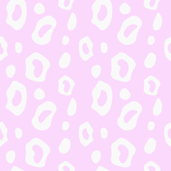 seamless abstract pattern with leopard spots print