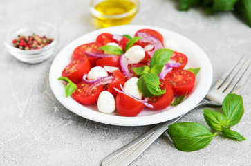 Italian caprese salad