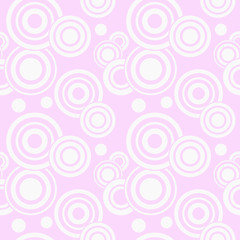 Geometric seamless pattern. Circles