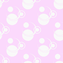 Geometric seamless pattern. Circles