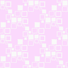 Geometric seamless pattern. Square with uneven edges