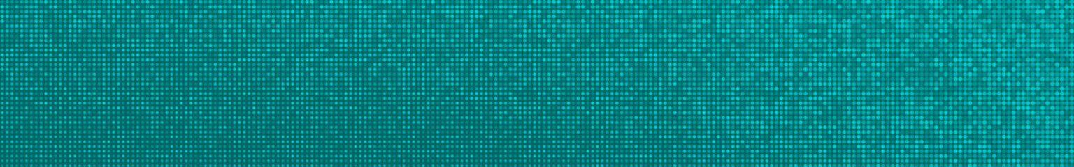Abstract halftone gradient horizontal banner in randomly shades of light blue colors