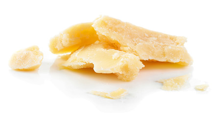 Fototapeta na wymiar pieces of parmesan cheese