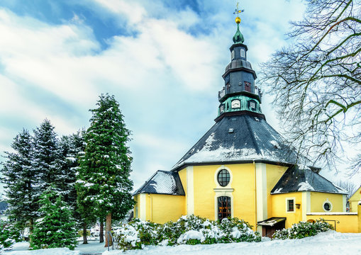 Bergkirche Seiffen Erzgebirge