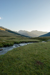River in Baqueira in Summer, Valle de Aran
