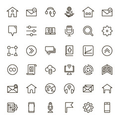 Communication flat icon
