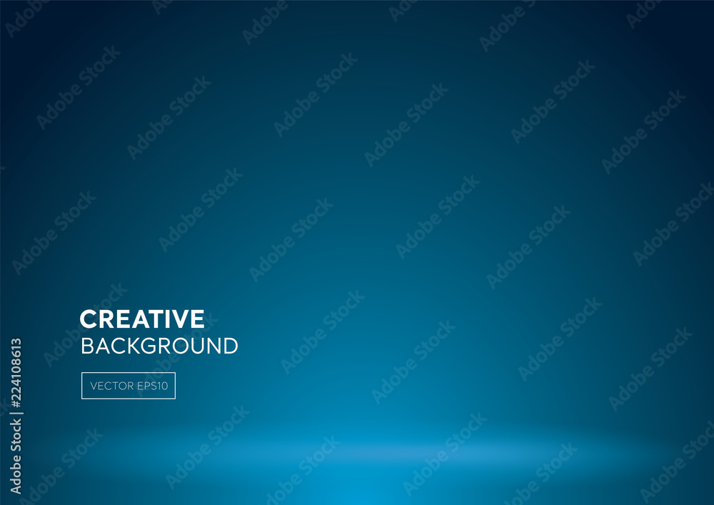 Canvas Prints modern abstract gradient blue background