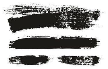 Paint Brush Background & Lines High Detail Abstract Vector Background Mix Set 95