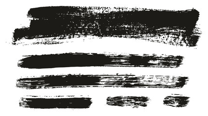 Paint Brush Background & Lines High Detail Abstract Vector Background Mix Set 86