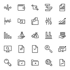 Financial icon set