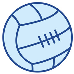 Fußball aus Leder Vector Icon Illustration © rawku5