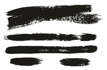 Paint Brush Background & Lines High Detail Abstract Vector Background Mix Set 71