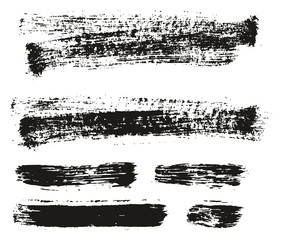 Paint Brush Background & Lines High Detail Abstract Vector Background Mix Set 57