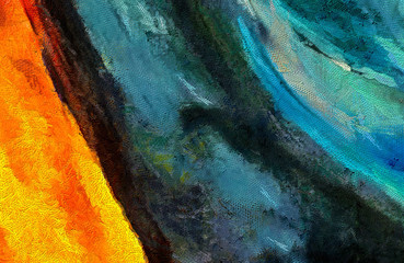 Abstract grunge texture background. Stock abstraction art on canvas. Realistic digital painting. Amazing simple design pattern for backdrop.